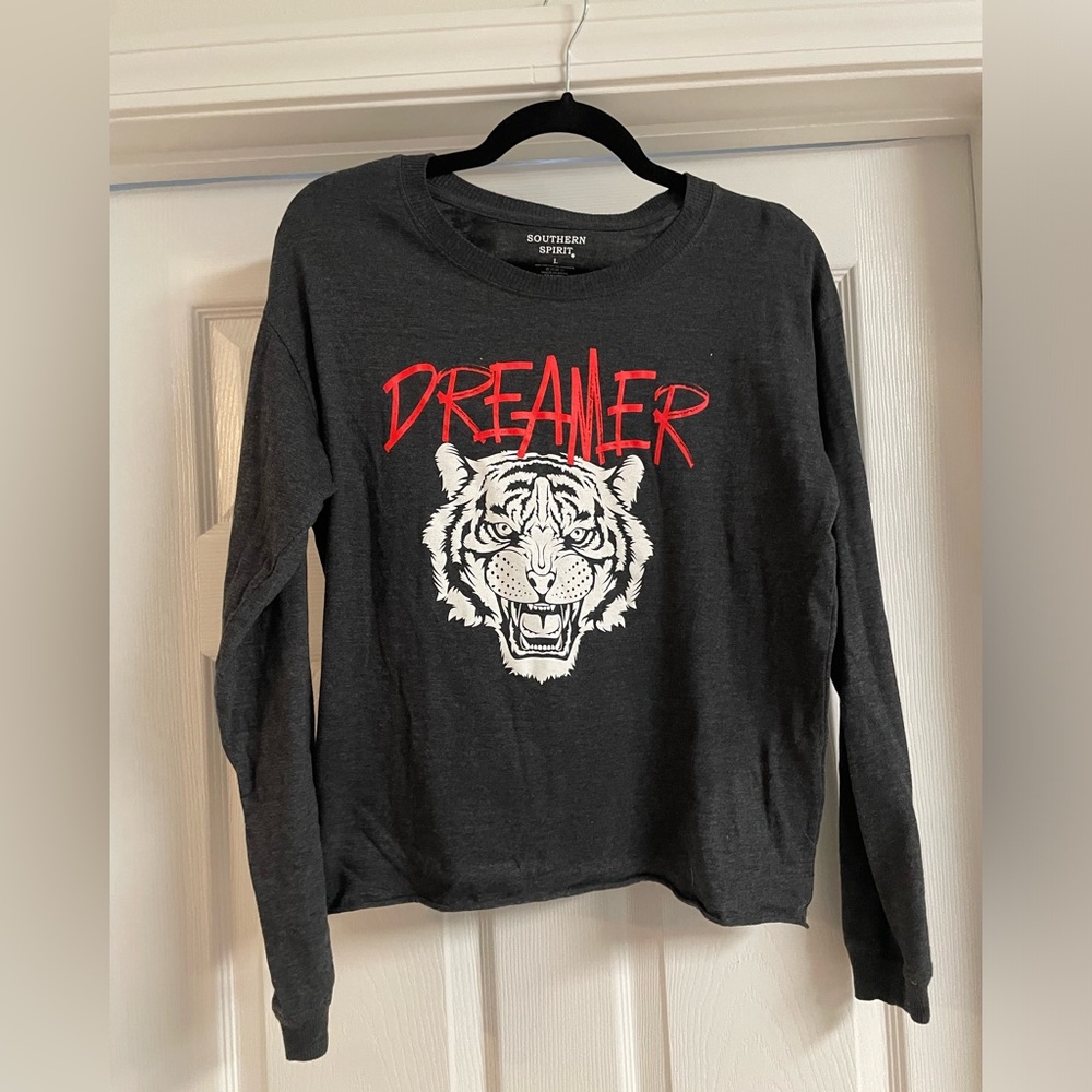 Southern Spirit Dreamer Tiger Long Sleeve Shirt
